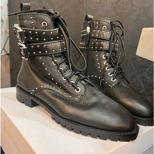 Rebecca Minkoff Jaiden Stud Moto Boots